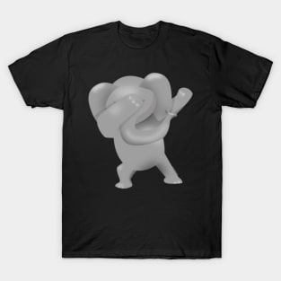 Dabbing Shirt Funny Dabbing Elephant Cute Elephant Shirt T-Shirt